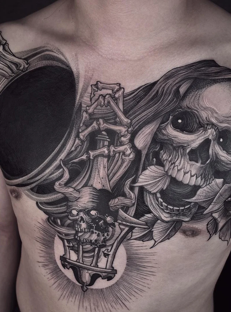 Tatuagens gr&aacute;ficas poderosas de BBrung