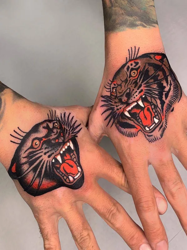 color traditional Tatuagem em hand #29757 | Tatuador Pablo Lillo