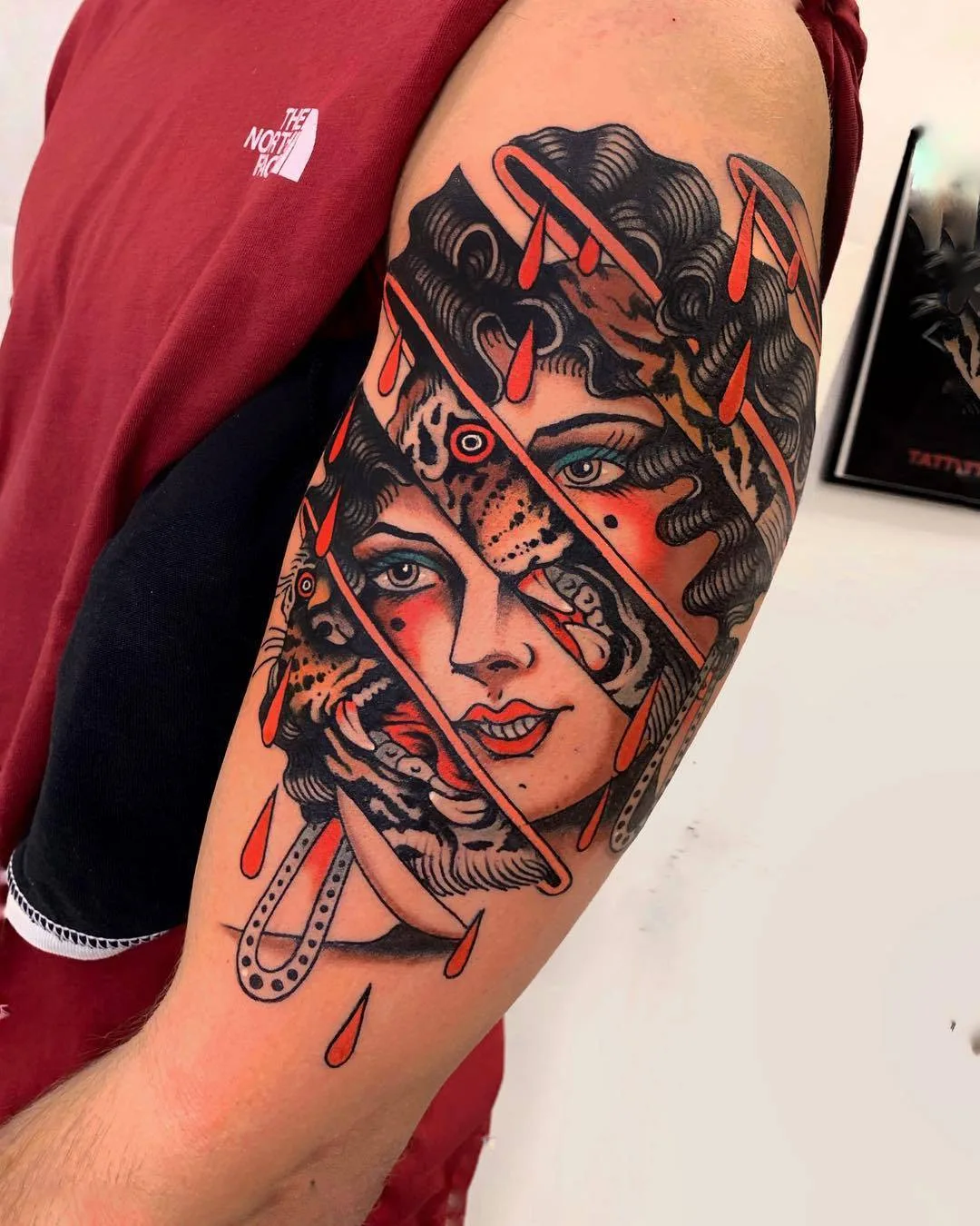 Artista de tattoo Pablo Lillo, tattoo tradicional colorido | Espanha, Barcelona