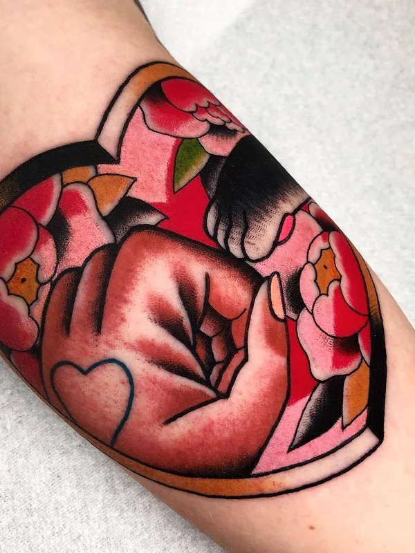 color neo traditional татуировка на forearm #29840 | Тату мастер Iris Lys