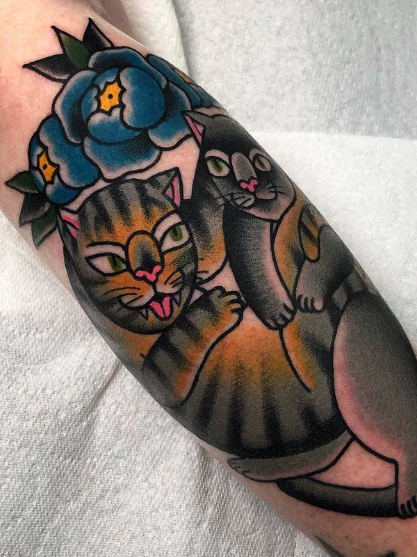color traditional татуировка на forearm #29848 | Тату мастер Iris Lys