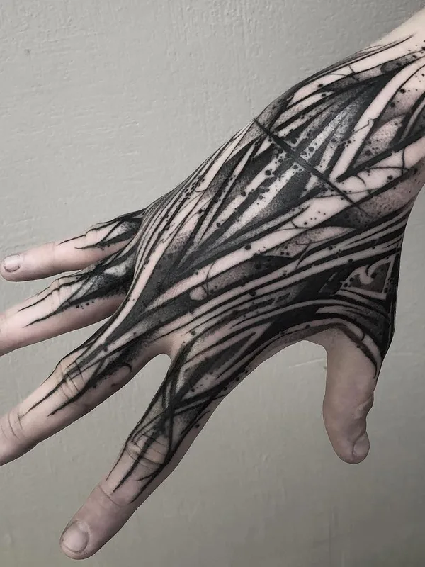 men black ornamental, lettering, blackwork 타투 부위 fingers #29960 | 타투이스트 Станислав Громов