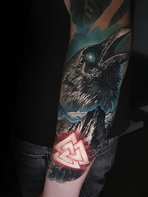 color realism татуировка на full sleeve #35609 | Тату мастер Кирилл Лисиченко