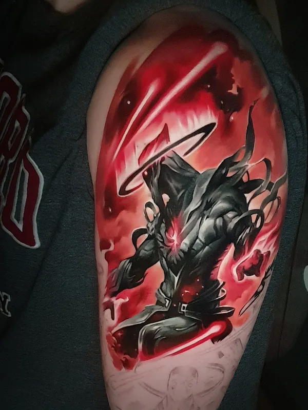 color illustrative татуировка на full sleeve #35615 | Тату мастер Кирилл Лисиченко