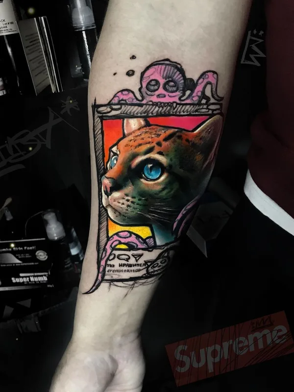 color illustrative татуировка на forearm #35742 | Тату мастер Сергей Ерёмин