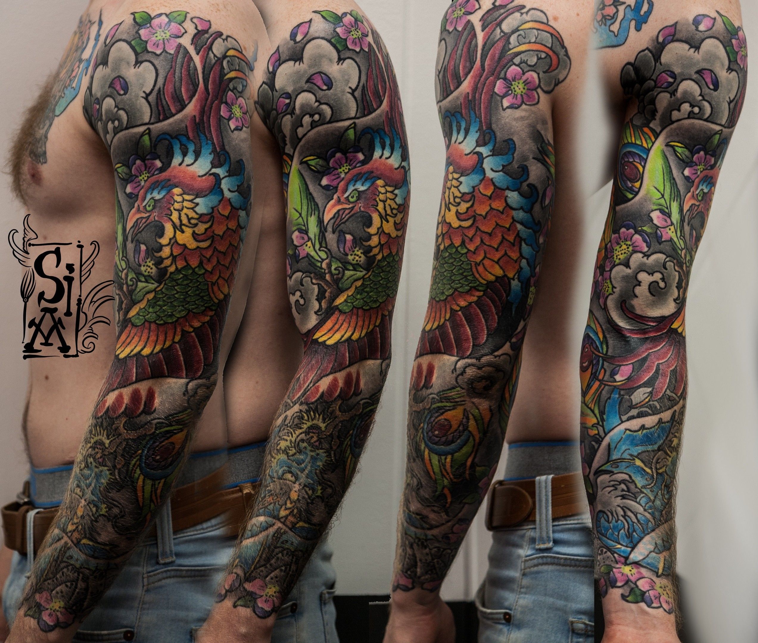 Color tattoo by Иннокентий Siam 