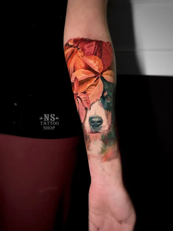 color realism tattoo on forearm #39337 | Tattoo Artist Руслан Мифтахов