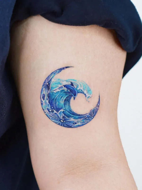 color watercolor tattoo on upper arm #53587 | Tattoo Artist Fluffyattoo