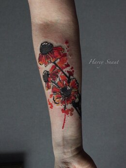 Watercolor tattoo