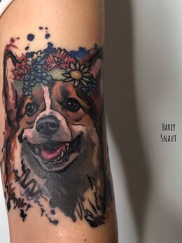 Watercolor tattoo