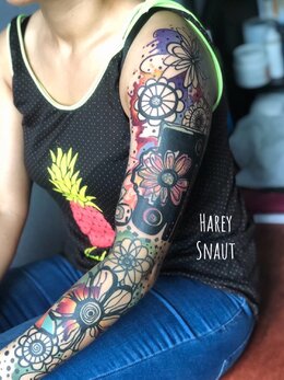 Watercolor tattoo