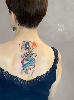 Watercolor tattoo