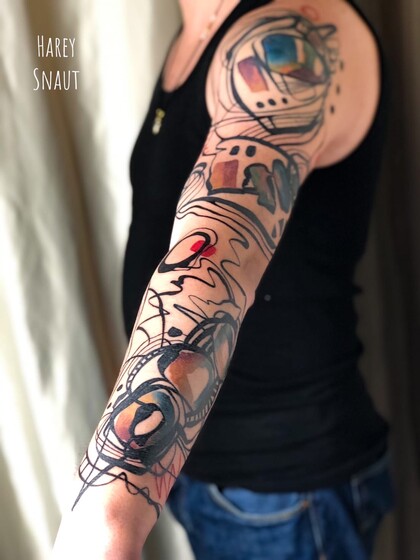 Тату эскиз # Тату мастер Harey Snaut