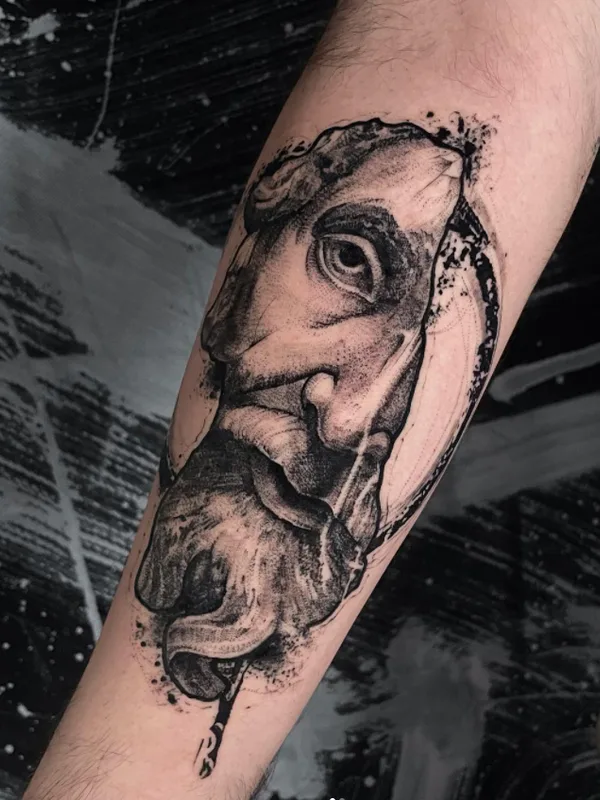 black and grey black and grey tatouage sur forearm #53744 | Artiste tatoueur Sabin Aliosa