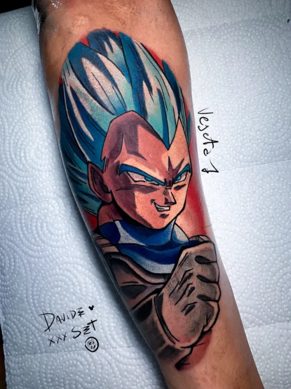 color anime Tatuaggio su forearm #53890 | Tatuatore Davide Set