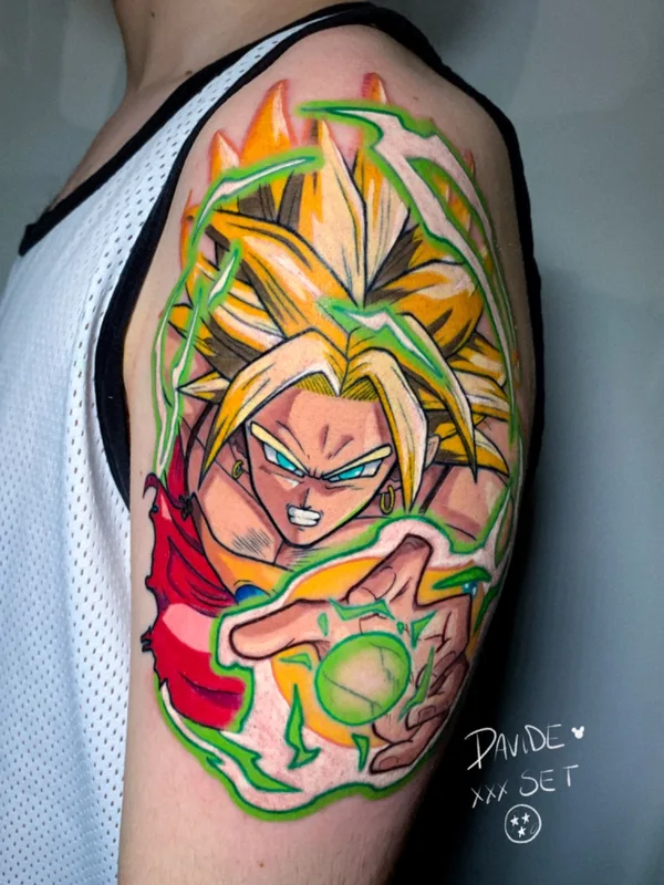 color anime Tatuaggio su upper arm #53894 | Tatuatore Davide Set