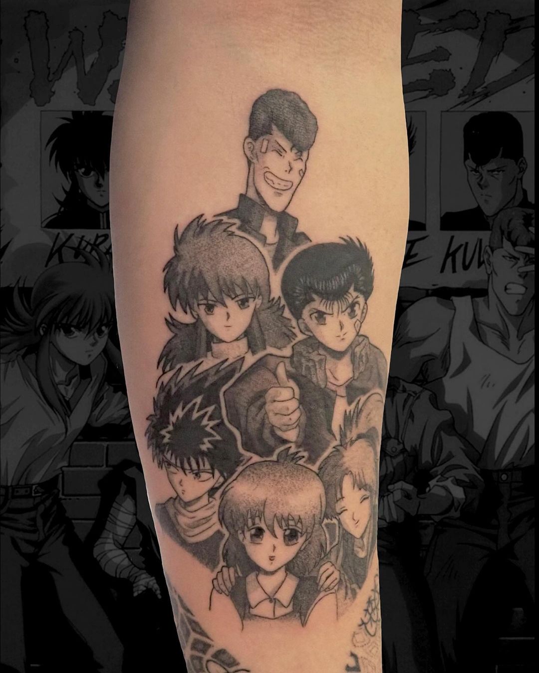 this tattoo artist from my city is super talented  ranime