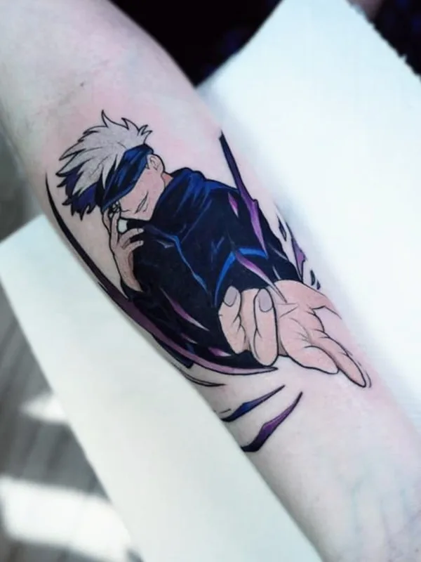 color anime tattoo auf forearm #65944 | Tätowierer Рибчинський Ярослав/ Yarkin