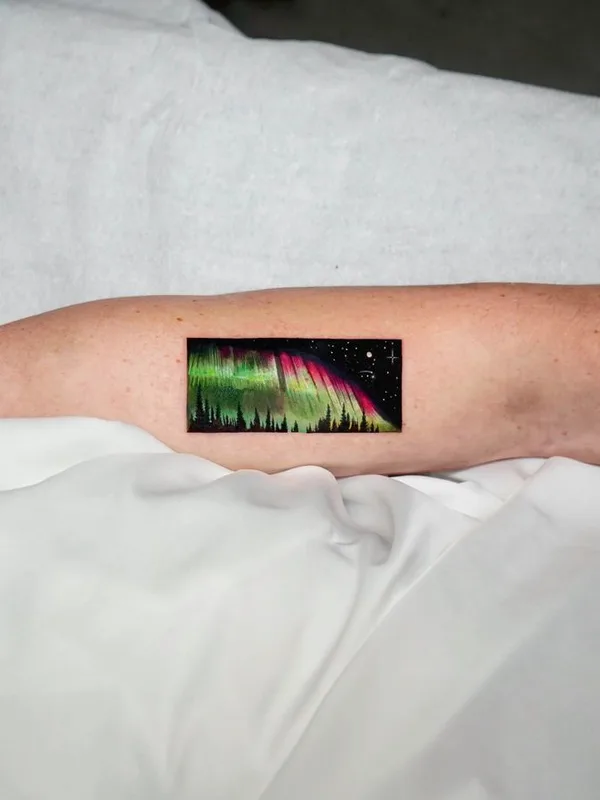 color watercolor Tatuaggio su forearm #66183 | Tatuatore Pilar Zurita