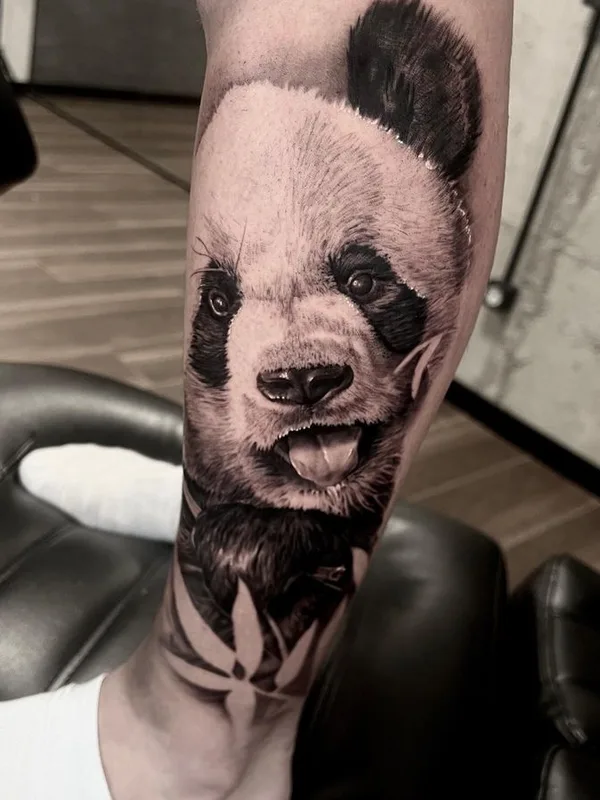 black and grey realism Tatuaggio su calf #66211 | Tatuatore Franky Lozano