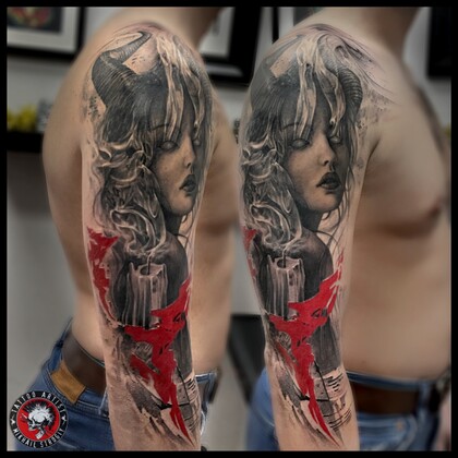 Тату эскиз # Тату мастер Михаил Строгий