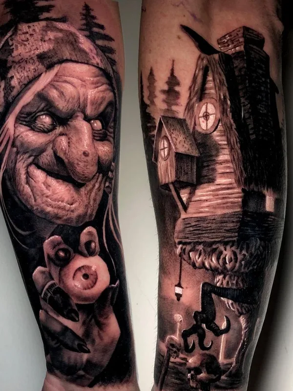 black and grey realism 纹身 在 forearm #66307 | 纹身师 Simone Covallero