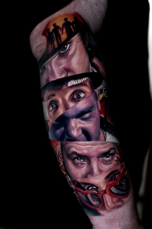Realism Faces, People tattoo on Forearm