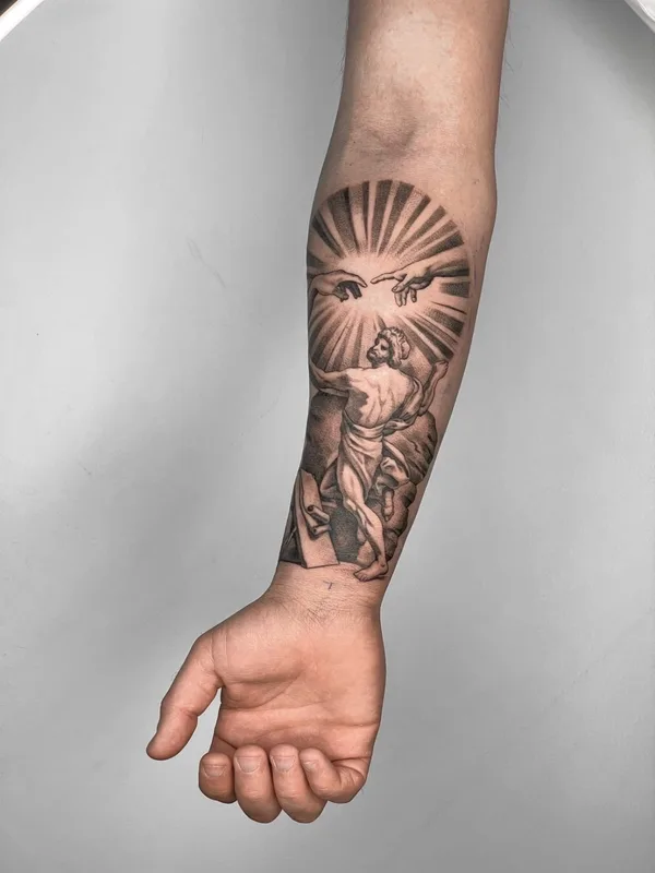 black and grey realism Tatuagem em forearm #66452 | Tatuador Alex Uragan
