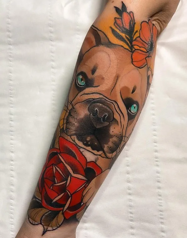 color neo traditional tattoo on forearm #66497 | Tattoo Artist Alex Garcia