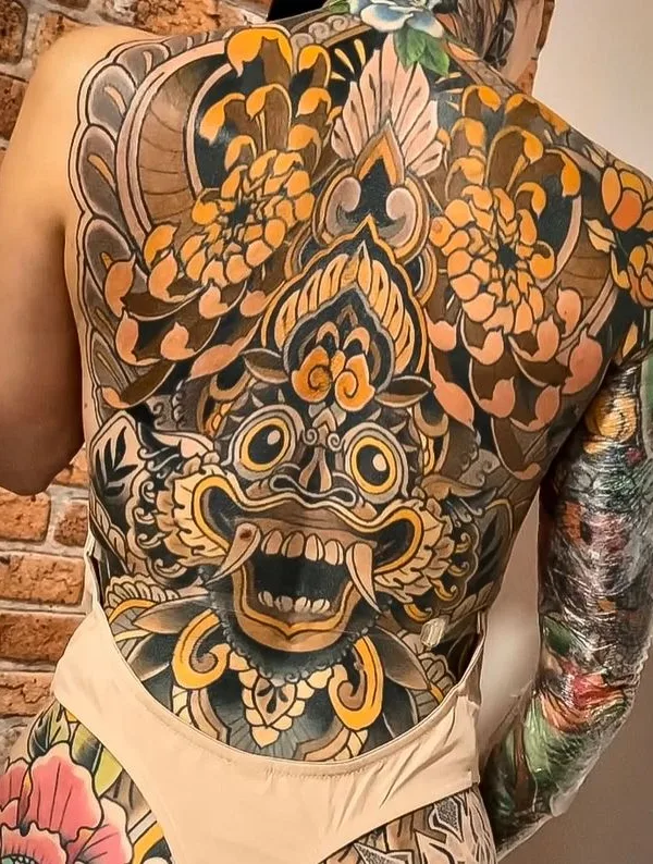 color japanese tattoo on full back #66499 | Tattoo Artist Alex Garcia