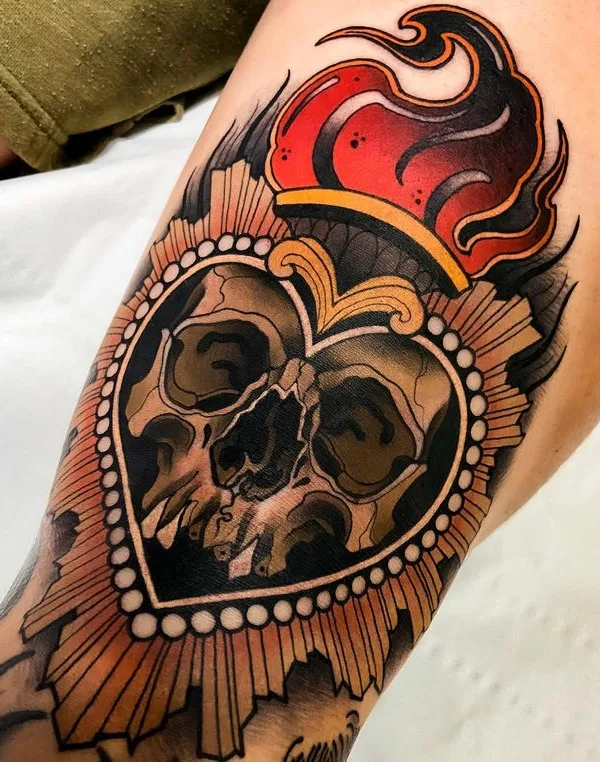 color neo traditional tattoo on forearm #66495 | Tattoo Artist Alex Garcia