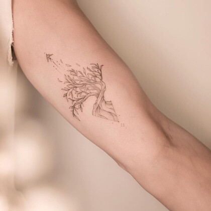 Тату эскиз # Тату мастер dashatattooer