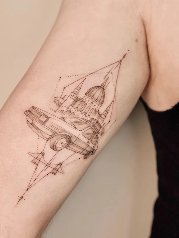 black fineline 纹身 在 forearm #66571 | 纹身师 dashatattooer