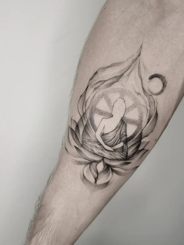 black and grey black and grey Tatuaggio su forearm #66587 | Tatuatore alisha.ttt