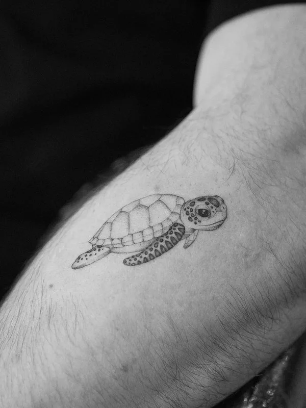black and grey fineline tatuaje en forearm #66726 | Tatuador korovles