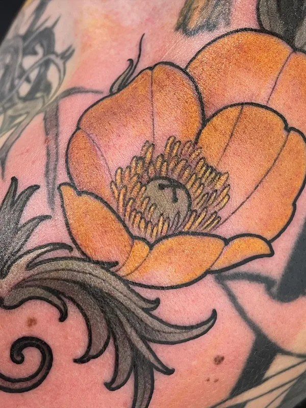 color illustrative tattoo on upper arm #66766 | Tattoo Artist polar.tulip