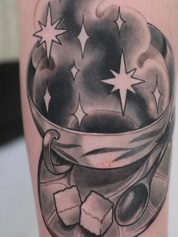 black and grey black and grey tattoo on forearm #66763 | Tattoo Artist polar.tulip