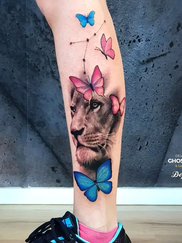 color realism татуировка на calf #66818 | Тату мастер Dejan Zlendic
