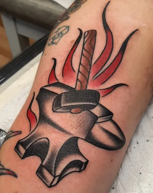 color traditional 纹身 在 forearm #66822 | 纹身师 Teethgrinder