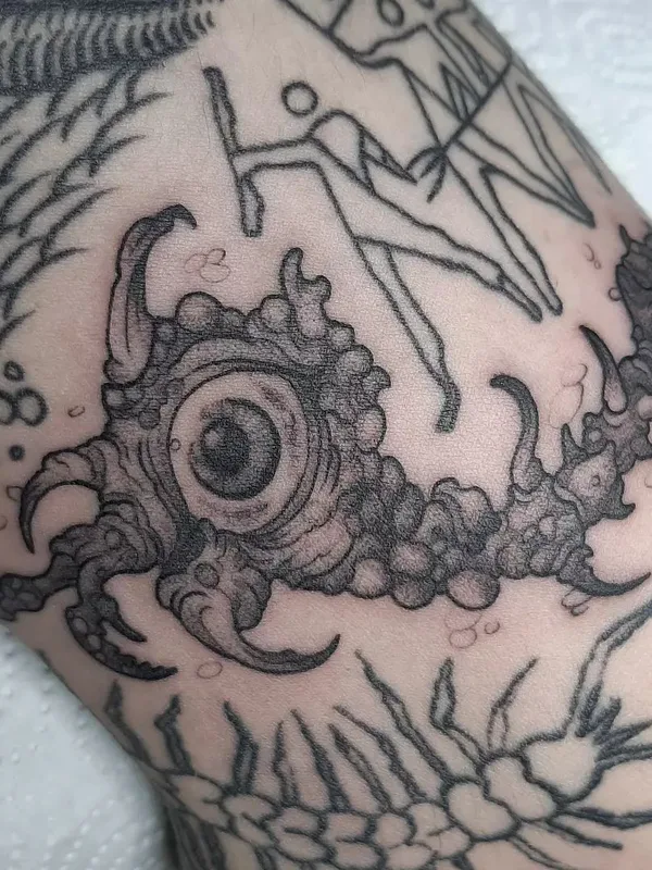 black blackwork tatuaje en forearm #66838 | Tatuador Nadan Sarvan