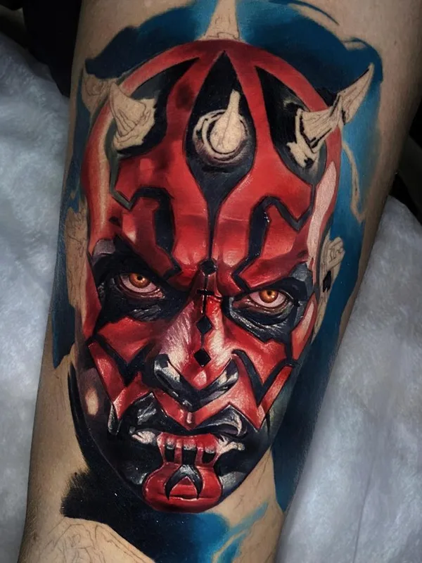 color realism tatuaje en thigh #67174 | Tatuador Тимур Булатов
