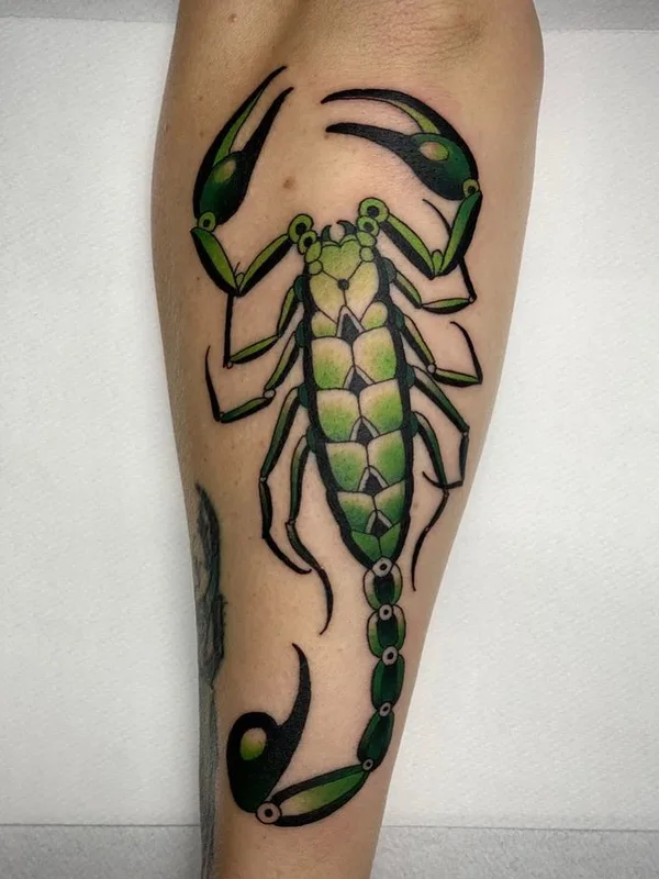 color traditional tattoo auf forearm #67520 | Tätowierer Sławek Pawlik