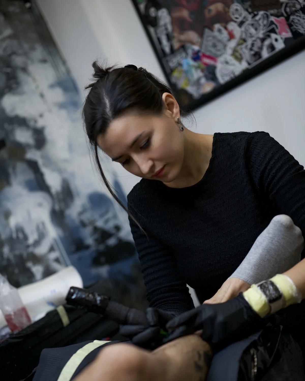 Artista de tatuagem Lena Aleksandrova