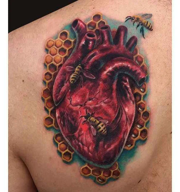 color realism 纹身 在 shoulder blade #255 | 纹身师 Jamie Lee Parker
