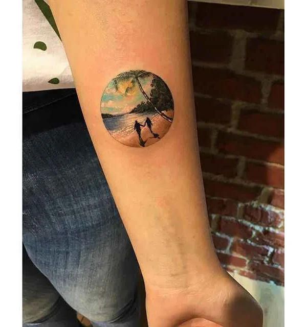 color watercolor татуировка на forearm #145 | Тату мастер Eva Krbdk