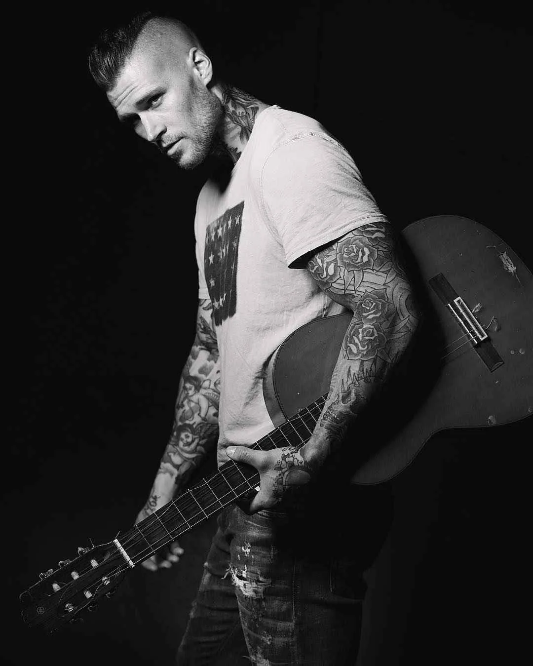 Тату модель Marshall Perrin | Male tattoo model Marshall Perrin