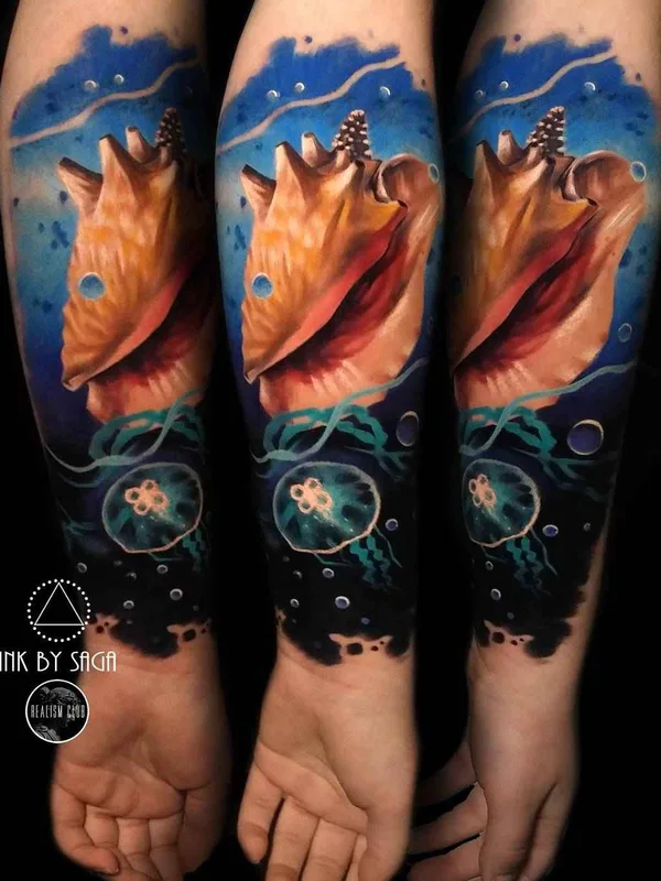 color realism 纹身 在 forearm #10754 | 纹身师 Saga Anderson ( Ink by Saga )