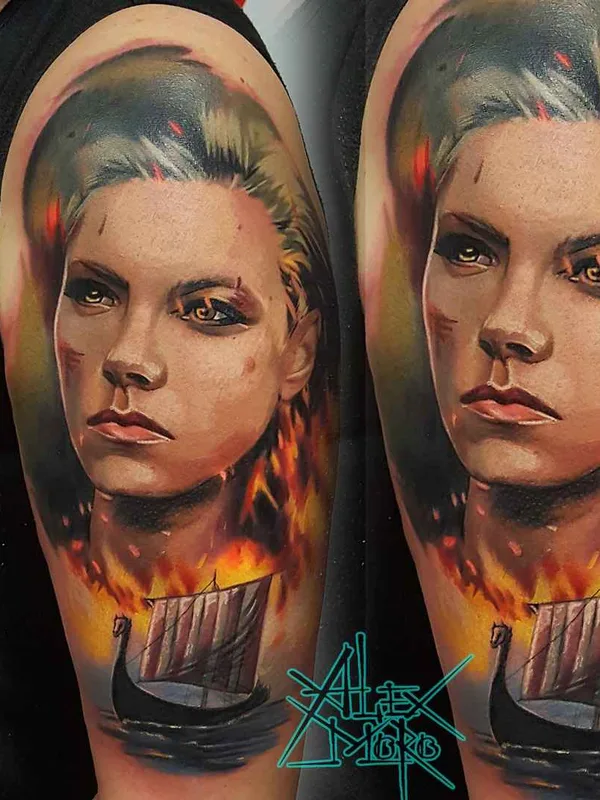 female color realism Tatuagem em upper arm #10793 | Tatuador Александр (Alex Moro) Морозов