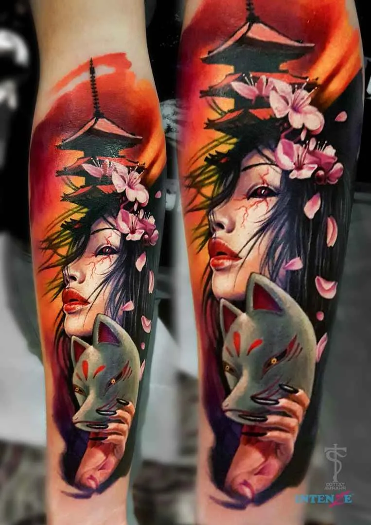 Tattoo artist Vasiliy Suvorov authors color realism tattoo | Russia