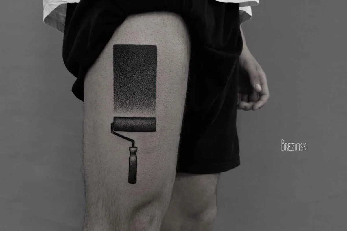 Tatuador Ilya Brezinski - autores designam tatuagem blackwork dotwork | Rússia